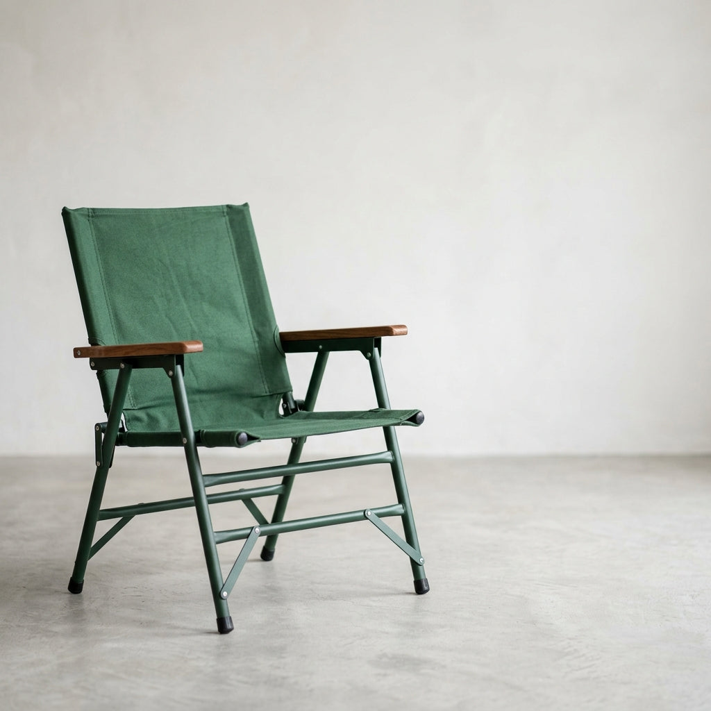 Foldable Camping Chair with Side Pocket